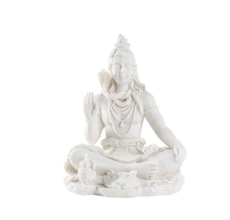 SIKAINI Buddhafigur (1 Stück, Wohnzimmer, Arbeitszimmer, Zen-Raum, Bürodekorationen), Hochwertiges Harz- oder Keramikmaterial, sorgfältig geschnitzt von SIKAINI