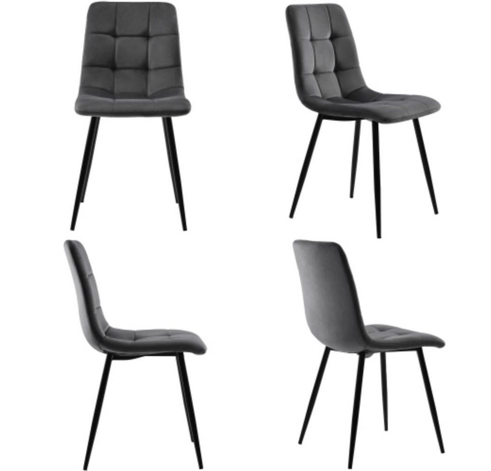 SIKAINI Esszimmerstuhl, Samt-Stuhlhülle von SIKAINI