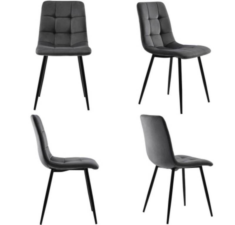 SIKAINI Esszimmerstuhl, Samt-Stuhlhülle von SIKAINI