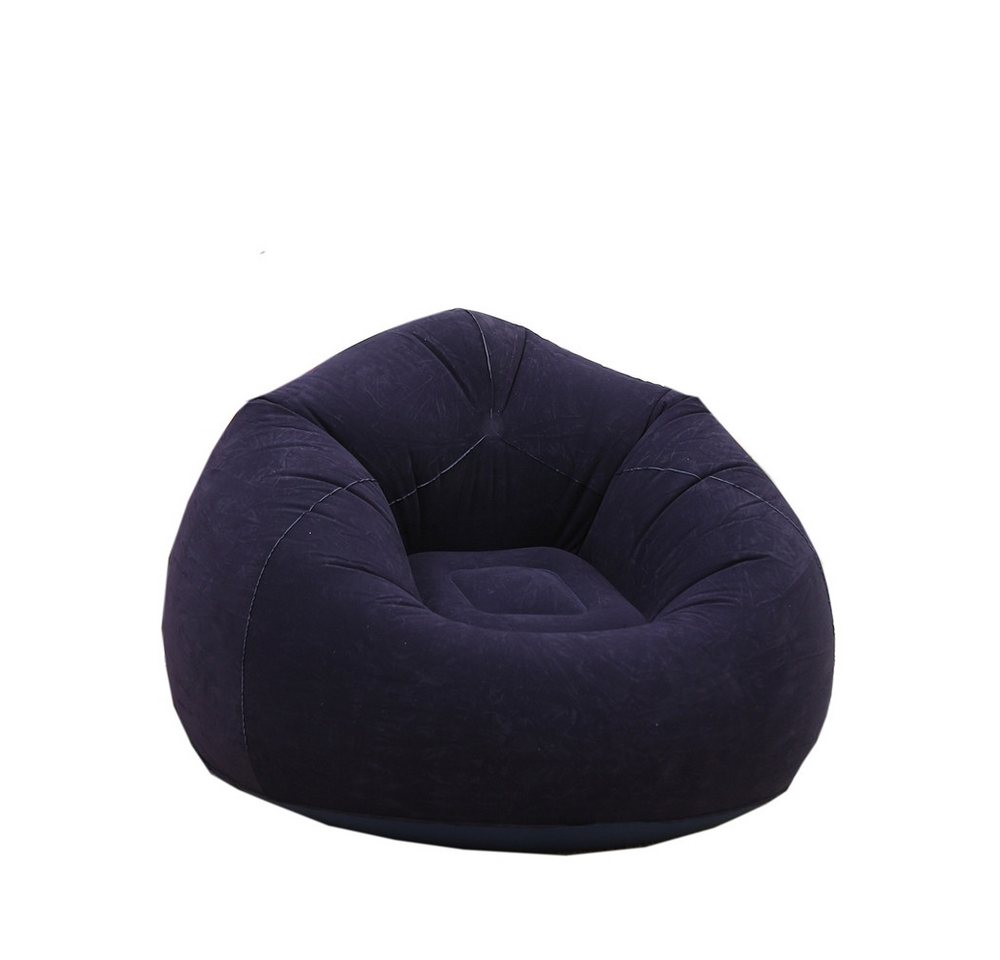 SIKAINI Luftsofa Aufblasbares beflocktes Loungesofa, (Schnell & einfach aufblasbar Robust & wasserdicht), Bequemes & ergonomisches Design Weiche beflockte Oberfläche von SIKAINI