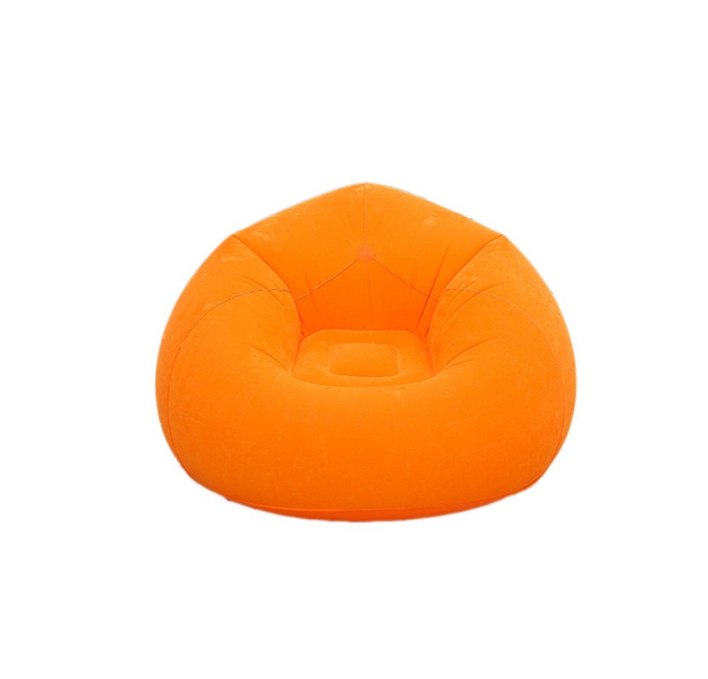 SIKAINI Luftsofa Aufblasbares beflocktes Loungesofa, (Schnell & einfach aufblasbar Robust & wasserdicht), Bequemes & ergonomisches Design Weiche beflockte Oberfläche von SIKAINI