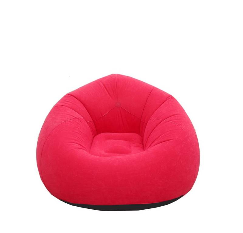 SIKAINI Luftsofa Aufblasbares beflocktes Loungesofa, (Schnell & einfach aufblasbar Robust & wasserdicht), Bequemes & ergonomisches Design Weiche beflockte Oberfläche von SIKAINI