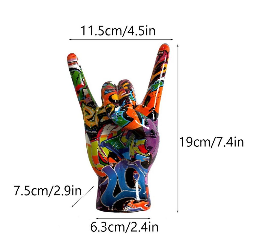 SIKAINI Skulptur (Gesten, Glückskatze, Pferdestatue, Wohnzimmer, Esszimmer, Büro, Laden, Ladendekoration), Hergestellt aus hochwertigem Harzmaterial mit exquisiter Verarbeitung von SIKAINI