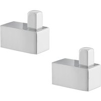 Siko Multi 2er-Set Bad-Klebehaken, Chrom (ELEMULTI-SET1) von SIKO