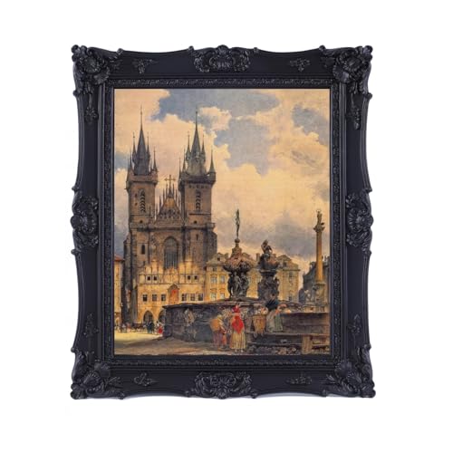 SIKOO Barock-Bilderrahmen-Sets, 20,3 x 25,4 cm, Schwarz von SIKOO