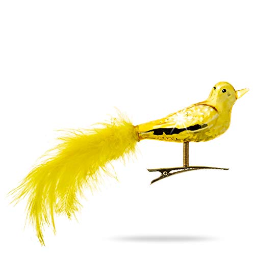 Sikora BS461 Essentials 3er Set traditioneller Christbaumschmuck aus Glas Clip Vögel mit Federschwanz Hochglanz, Farbe/Modell:Gold Hochglanz 3er Set, Größe:Länge ca. 17 cm Sikora BS461 Essentials 3er Set traditioneller Christbaumschmuck aus Glas Clip Vögel mit Federschwanz Hochglanz, Farbe/Modell:Gold Hochglanz 3er Set, Größe:Länge ca. 17 cm von SIKORA