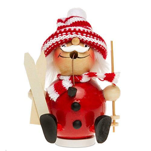 Sikora RM-D Dicke Räuchermännchen aus Holz, Größe:Höhe ca. 12.5 cm, Farbe/Modell:D07 rot - Skifahrer Sikora RM-D Dicke Räuchermännchen aus Holz, Größe:Höhe ca. 12.5 cm, Farbe/Modell:D07 rot - Skifahrer von SIKORA