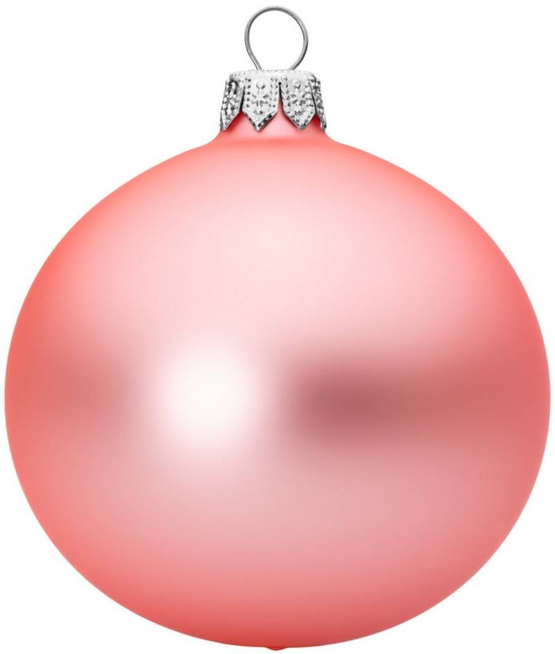 SIKORA Christbaumschmuck traditionelle Premium Kugeln Essentials aus Glas Matt von SIKORA