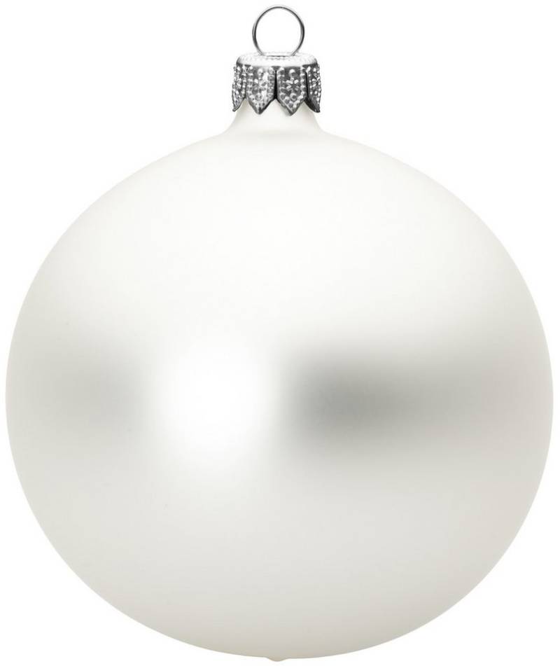 SIKORA Christbaumschmuck traditionelle Premium Kugeln Essentials aus Glas Matt von SIKORA