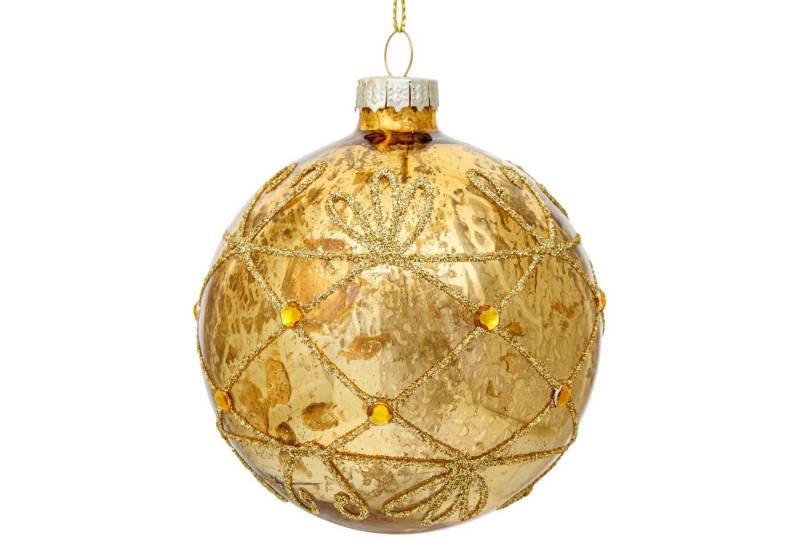 SIKORA Christbaumschmuck Highlights 4er Set Christbaumkugeln aus Glas mit Verzierung, Besondere Weihnachtskugeln für ein sinnliches Weihnachtsfest SIKORA Christbaumschmuck Highlights 4er Set Christbaumkugeln aus Glas mit Verzierung, Besondere Weihnachtskugeln für ein sinnliches Weihnachtsfest von SIKORA