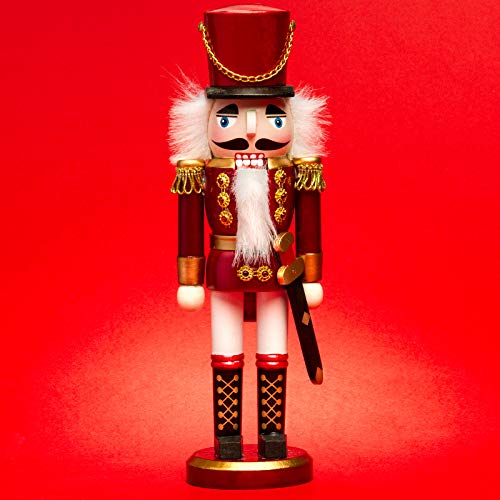 SIKORA NK-I Deko Nussknacker Figur aus Holz Verschiedene Motive 3 Größen, Größe:Höhe ca. 28 cm, Farbe/Modell:Soldat rot Weiss SIKORA NK-I Deko Nussknacker Figur aus Holz Verschiedene Motive 3 Größen, Größe:Höhe ca. 28 cm, Farbe/Modell:Soldat rot Weiss von SIKORA