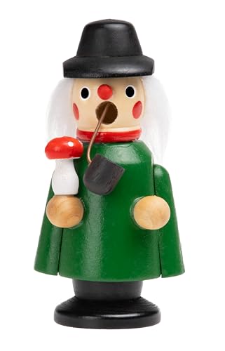 SIKORA Kuttenmännchen Mini Räuchermännchen aus Holz Räucherfigur Deko Weihnachtsfigur - RM-K, Farbe/Modell:K03 Pilzesammler grün, Höhe in cm:Höhe ca. 9 cm SIKORA Kuttenmännchen Mini Räuchermännchen aus Holz Räucherfigur Deko Weihnachtsfigur - RM-K, Farbe/Modell:K03 Pilzesammler grün, Höhe in cm:Höhe ca. 9 cm von SIKORA