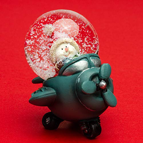 SIKORA SK07 Kleine Glas Deko Schneekugel Schneemann im Flugzeug D:45mm, Schneekugeln:Schneemann im Flugzeug SIKORA SK07 Kleine Glas Deko Schneekugel Schneemann im Flugzeug D:45mm, Schneekugeln:Schneemann im Flugzeug von SIKORA
