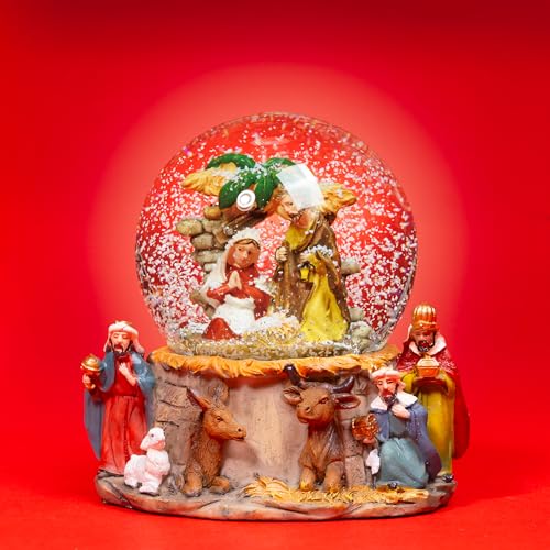 SIKORA SK43 Mittelgroße Glas Deko Schneekugel Krippenszene D:65mm SIKORA SK43 Mittelgroße Glas Deko Schneekugel Krippenszene D:65mm von SIKORA