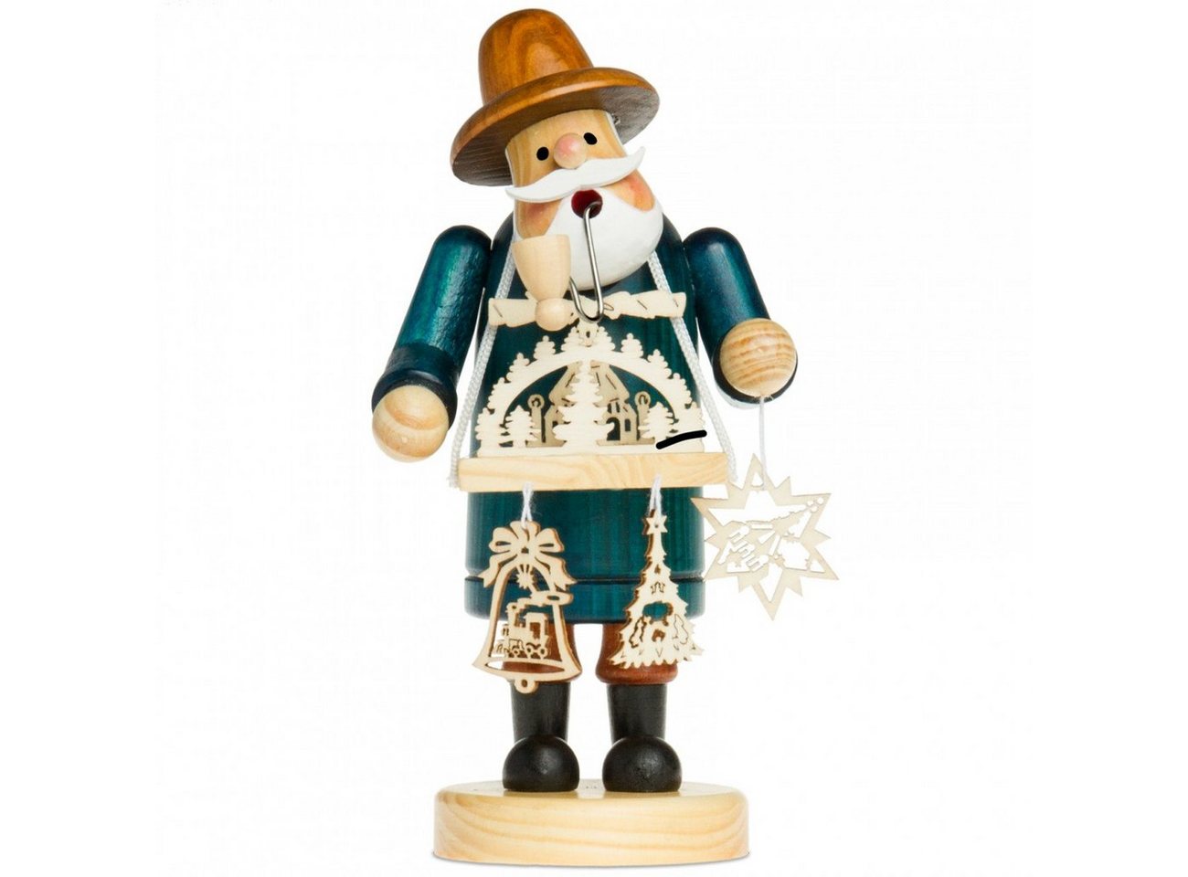 SIKORA Weihnachtsfigur RM-A Räuchermännchen aus Holz 3 Größen verschiedene Motive von SIKORA