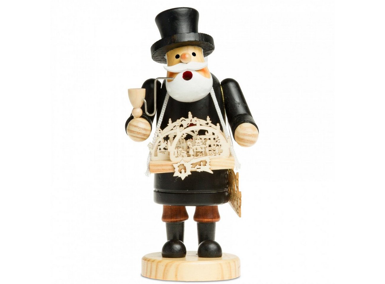 SIKORA Weihnachtsfigur RM-A Räuchermännchen aus Holz 3 Größen verschiedene Motive von SIKORA