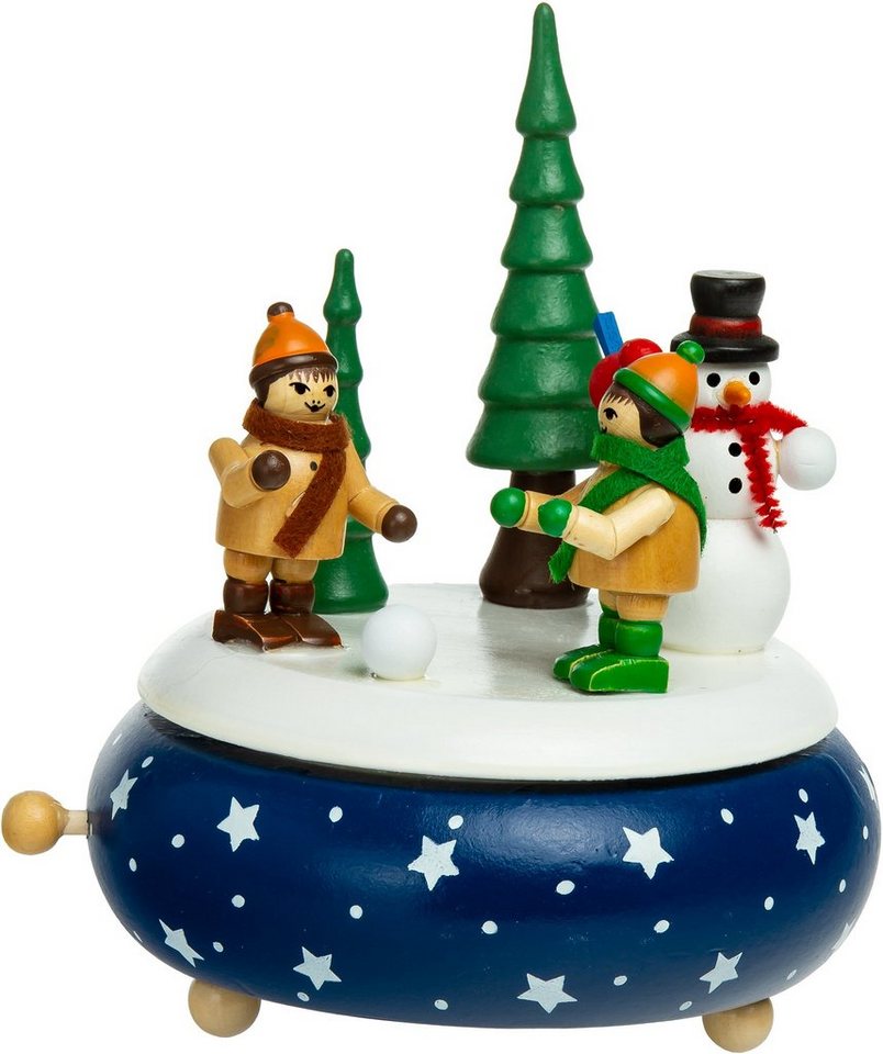 SIKORA Dekoobjekt SD04 Spieldose aus Holz mit Schneemann Musik O Tannenbaum SIKORA Dekoobjekt SD04 Spieldose aus Holz mit Schneemann Musik O Tannenbaum von SIKORA