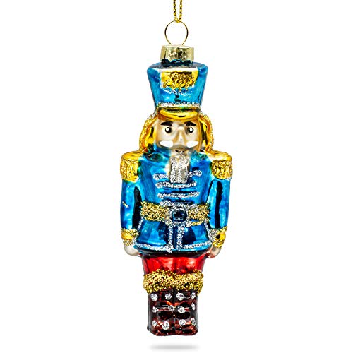 Sikora Christbaumschmuck Glas Ornament/Nussknacker Soldat - H:13cm von SIKORA