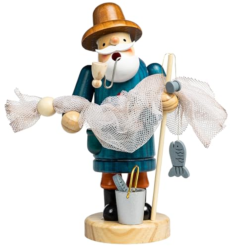Sikora RM-A Räuchermännchen aus Holz 3 Größen Verschiedene Motive, Farbe/Modell:A35 blau - Angler, Höhe in cm:Höhe ca. 19.5 cm Sikora RM-A Räuchermännchen aus Holz 3 Größen Verschiedene Motive, Farbe/Modell:A35 blau - Angler, Höhe in cm:Höhe ca. 19.5 cm von SIKORA