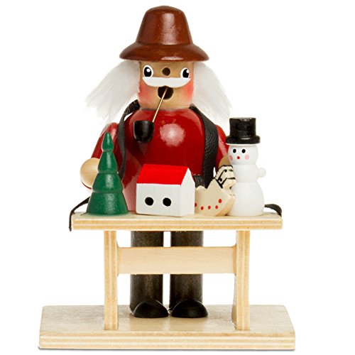 Sikora Räuchermännchen aus Holz Rääucherfigur Deko Weihnachtsfigur Verschiedene Motive - RM-C, Farbe/Modell:C17 rot - Spielzeughändler, Höhe in cm:Höhe ca. 13.5 cm Sikora Räuchermännchen aus Holz Rääucherfigur Deko Weihnachtsfigur Verschiedene Motive - RM-C, Farbe/Modell:C17 rot - Spielzeughändler, Höhe in cm:Höhe ca. 13.5 cm von SIKORA