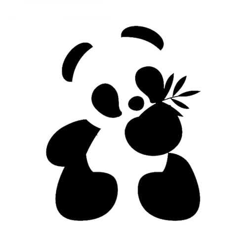 20 Cm Auto Aufkleber Nette Panda Modellierung Persönlichkeit Auto Fenster Abdeckung Kratzer Aufkleber Mode Wasserdicht Sonnenschutz PVC(2 Stück) von SIKPOT