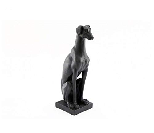 Dekofigur Whippet (Hund/Hund/Haustier), Kunstharz, Schwarz von SIL