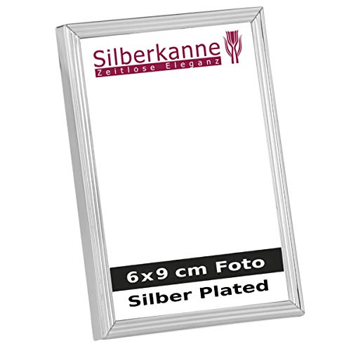 SILBERKANNE Bilderrahmen Palermo 6x9 cm Foto Silber Plated versilbert in Premium Verarbeitung SILBERKANNE Bilderrahmen Palermo 6x9 cm Foto Silber Plated versilbert in Premium Verarbeitung von SILBERKANNE