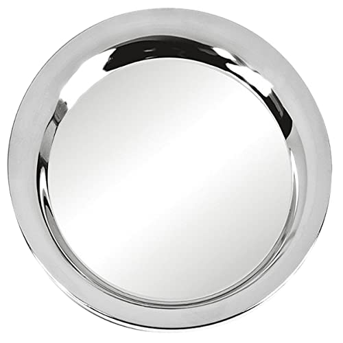 SILBERKANNE Exklusiver Flaschenuntersetzer Flaschenteller D 16,5 cm, viel seitig verwendbar. Premium Silber Plated edel versilbert. Fertig zum verschenken mit schicker Geschenkverpackung von SILBERKANNE