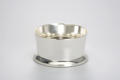 SILBERKANNE Flaschenständer glatt poliert H 5,5cm D 10cm Silber Plated versilbert von SILBERKANNE