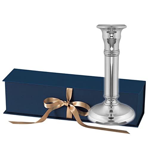 SILBERKANNE Kerzenleuchter Sylt H 15 cm Premium Silber Plated edel versilbert in Top Verarbeitung. Fertig zum verschenken mit schicker Geschenkverpackung von SILBERKANNE