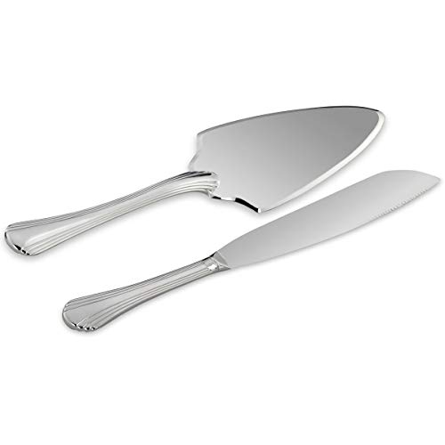 SILBERKANNE Kuchenbesteck Tortenmesser und Tortenheber 2-tlg Premium Silber Plated edel versilbert in Top Verarbeitung SILBERKANNE Kuchenbesteck Tortenmesser und Tortenheber 2-tlg Premium Silber Plated edel versilbert in Top Verarbeitung von SILBERKANNE
