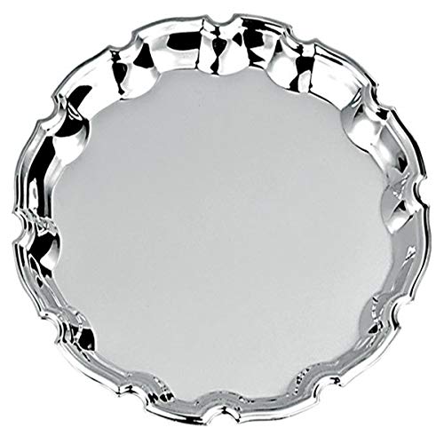 SILBERKANNE Platzteller 31 cm mit aufwendigen Designs Premium Silber Plated edel versilbert in Top Verarbeitung von SILBERKANNE