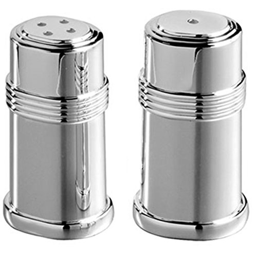 SILBERKANNE Salz- und Pfefferstreuer Florenz 6x2,5x3 cm 2 tlg Premium Silber Plated edel versilbert in Top Verarbeitung SILBERKANNE Salz- und Pfefferstreuer Florenz 6x2,5x3 cm 2 tlg Premium Silber Plated edel versilbert in Top Verarbeitung von SILBERKANNE