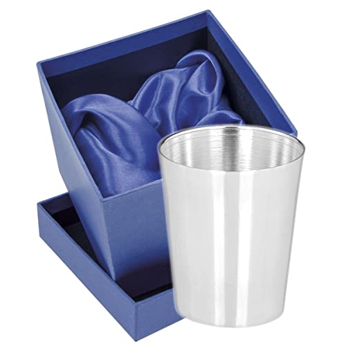 SILBERKANNE Silberbecher Becher Köln H 6,5 cm Premium Silber Plated edel versilbert in Top Verarbeitung. Fertig zum verschenken mit schicker Geschenkverpackung SILBERKANNE Silberbecher Becher Köln H 6,5 cm Premium Silber Plated edel versilbert in Top Verarbeitung. Fertig zum verschenken mit schicker Geschenkverpackung von SILBERKANNE