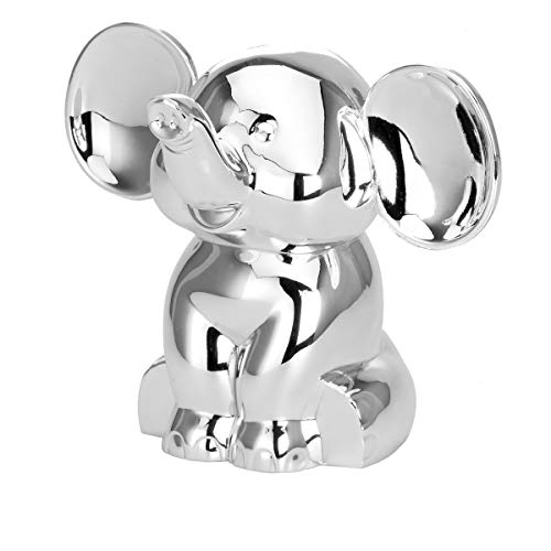 SILBERKANNE Spardose Sparbüchse Elefant 9x7x7 cm Premium Silber Plated edel versilbert in Top Verarbeitung. Fertig zum verschenken mit schicker Geschenkverpackung SILBERKANNE Spardose Sparbüchse Elefant 9x7x7 cm Premium Silber Plated edel versilbert in Top Verarbeitung. Fertig zum verschenken mit schicker Geschenkverpackung von SILBERKANNE