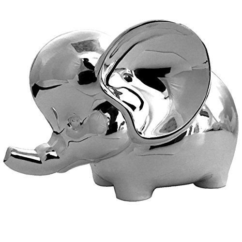 SILBERKANNE Spardose Sparbüchse Elefant aus Premium Silber Plated edel versilbert in Top Verarbeitung von SILBERKANNE