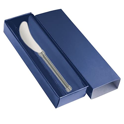 SILBERKANNE Vorspeise- und Dessertmesser Buttermesser L 15,5 cm Premium Silber Plated edel versilbert in Top Verarbeitung von SILBERKANNE