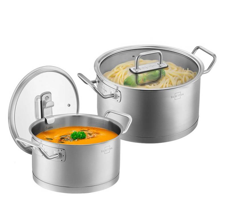 SILBERTHAL Kochtopf Topfset, (2-tlg) von SILBERTHAL