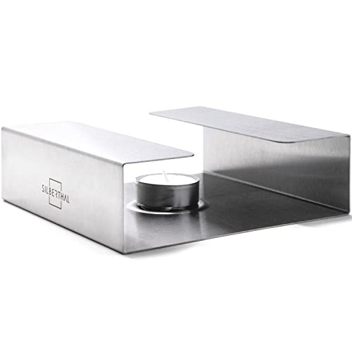SILBERTHAL Stövchen für Teekanne - Edelstahl - Elegant, Robust und sicher - Stand für Teelicht von SILBERTHAL