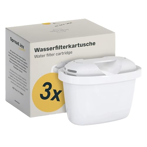 SILBERTHAL Wasserfilter Kartuschen - Reduziert Kalk, Chlor und Verunreinigungen - Filterkartuschen kompatibel mit Brita Maxtra und SILBERTHAL Filterkannen - 3er Pack von SILBERTHAL
