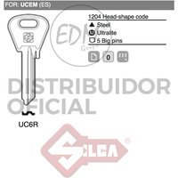 Silca - E3/12029 llave acero UC6R ucem von SILCA
