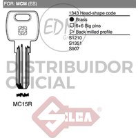 Silca - E3/12034 llave laton MC15R mcm von SILCA