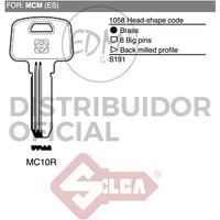 Silca - E3/12043 llave laton MC10R mcm von SILCA