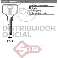 Silca - E3/12072 llave laton EZ4X ezcurra von SILCA