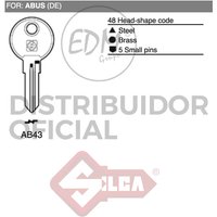 Silca - E3/12112 llave acero AB43 abus von SILCA