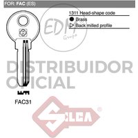 Silca - E3/12121 llave laton FAC31 fac von SILCA