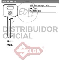 Silca - E3/12153 llave acero MC17 mcm von SILCA