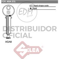 Silca - E3/12238 llave acero AGA8 aga von SILCA