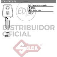 Silca - E3/12266 llave acero FRT4R fort von SILCA