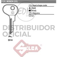 Silca - E3/12284 llave acero BH4 bosch von SILCA
